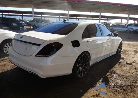 2016 Mercedes-Benz S 550 из США, поврежденный, VIN WDDUG8CB7GA214602